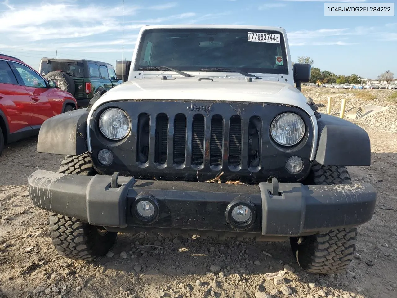 2014 Jeep Wrangler Unlimited Sport VIN: 1C4BJWDG2EL284222 Lot: 77943124