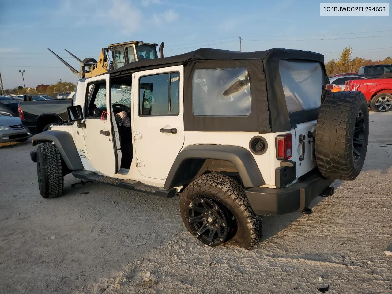 2014 Jeep Wrangler Unlimited Sport VIN: 1C4BJWDG2EL294653 Lot: 78126534