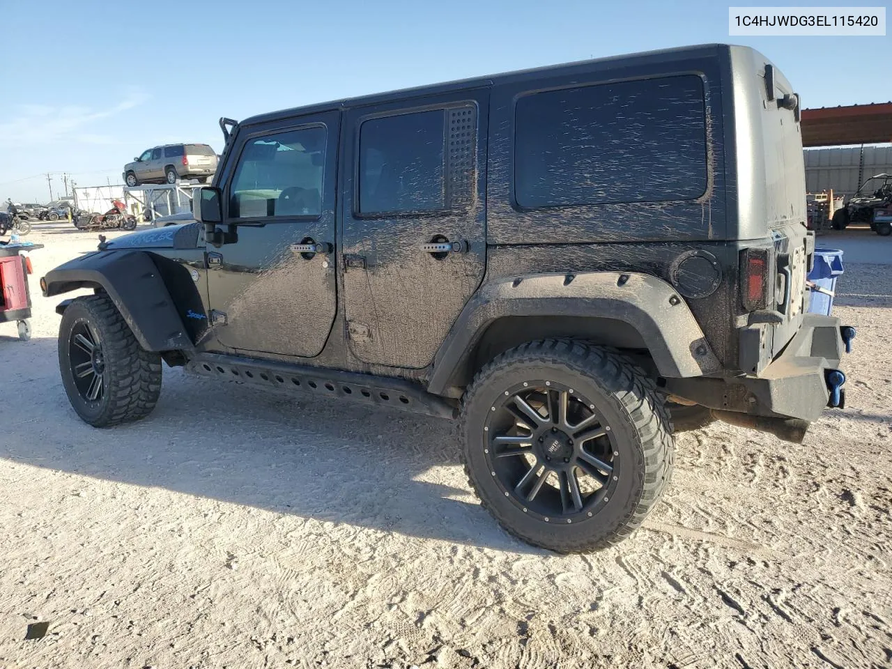 2014 Jeep Wrangler Unlimited Sport VIN: 1C4HJWDG3EL115420 Lot: 78250164