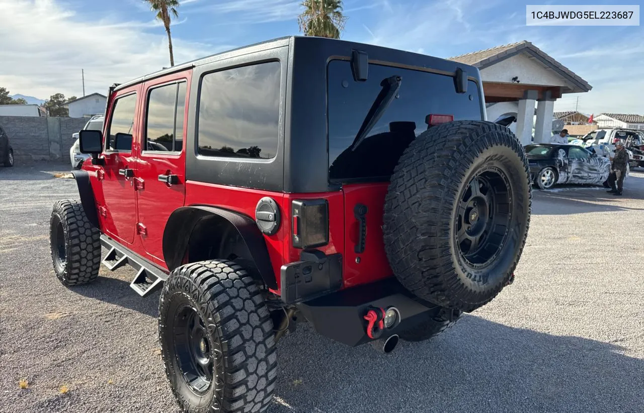 2014 Jeep Wrangler Unlimited Sport VIN: 1C4BJWDG5EL223687 Lot: 78313944