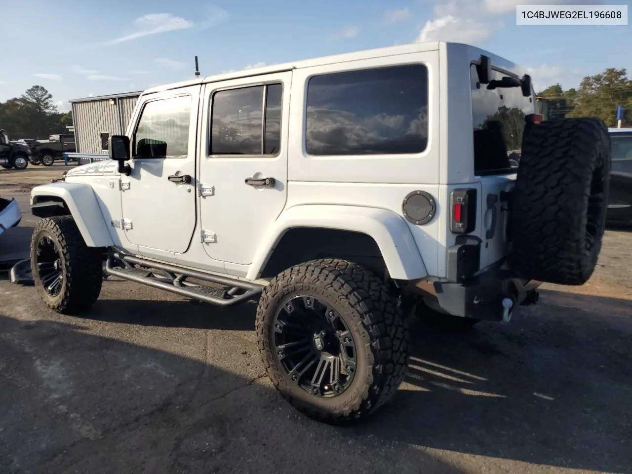 2014 Jeep Wrangler Unlimited Sahara VIN: 1C4BJWEG2EL196608 Lot: 78406564