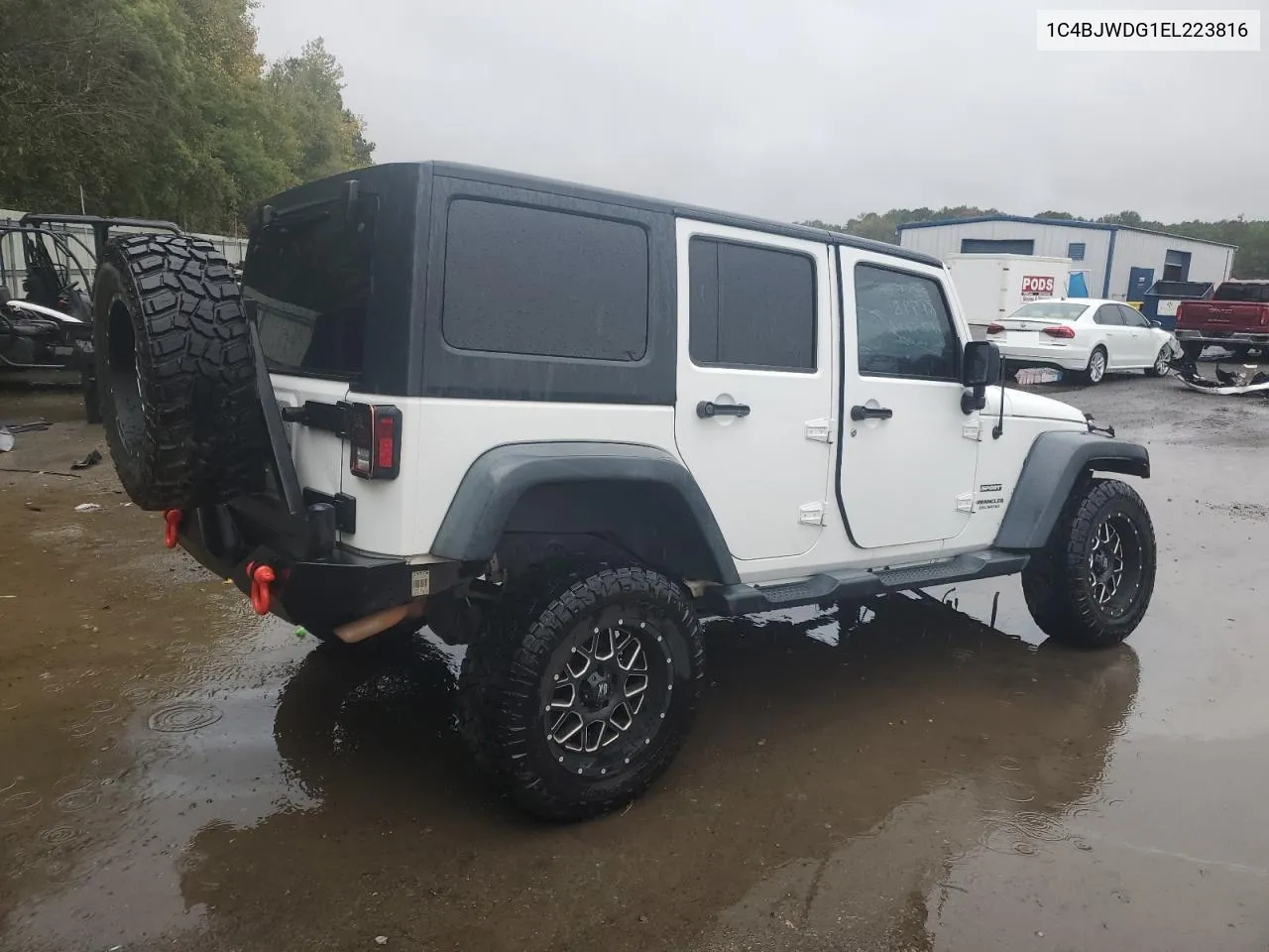 2014 Jeep Wrangler Unlimited Sport VIN: 1C4BJWDG1EL223816 Lot: 78484394