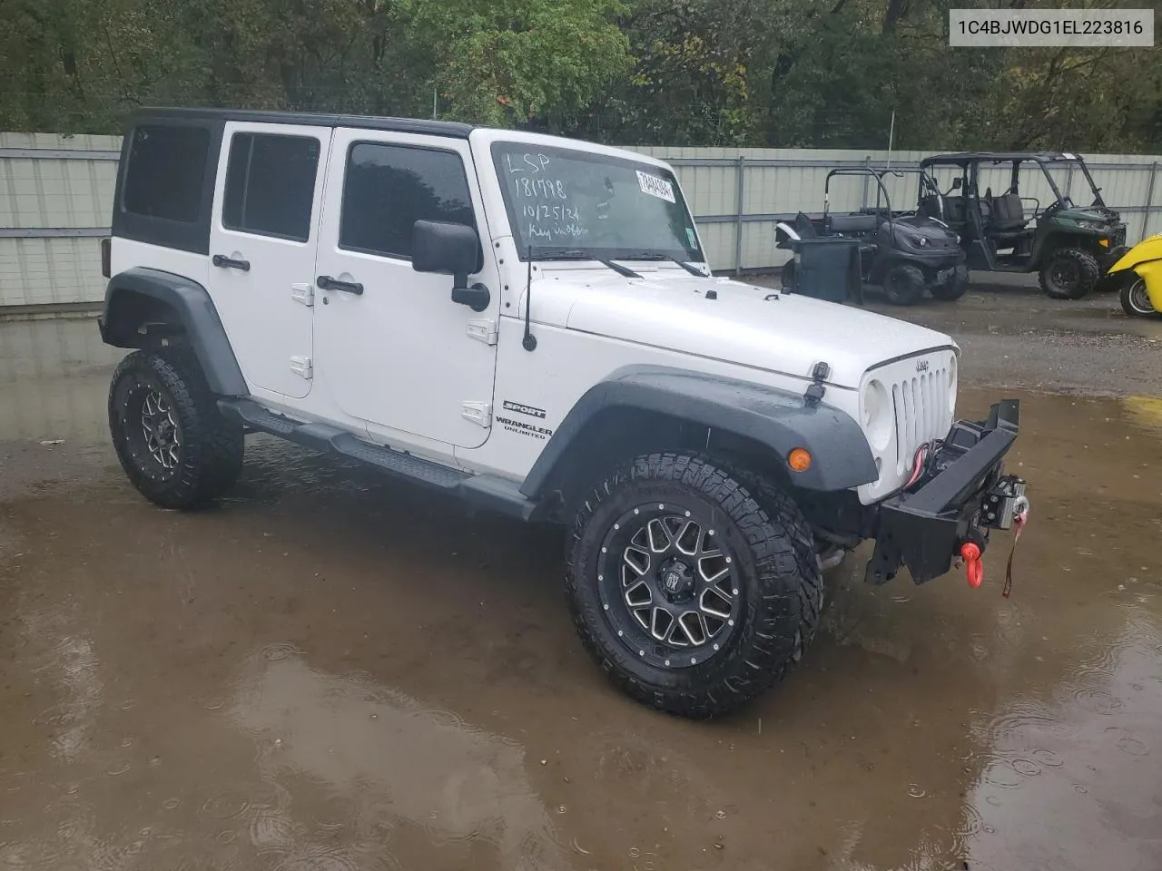 2014 Jeep Wrangler Unlimited Sport VIN: 1C4BJWDG1EL223816 Lot: 78484394