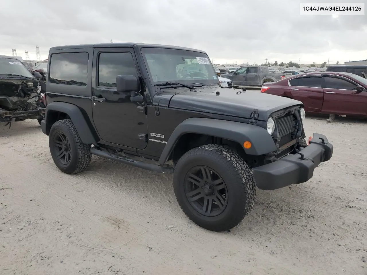 2014 Jeep Wrangler Sport VIN: 1C4AJWAG4EL244126 Lot: 78520404