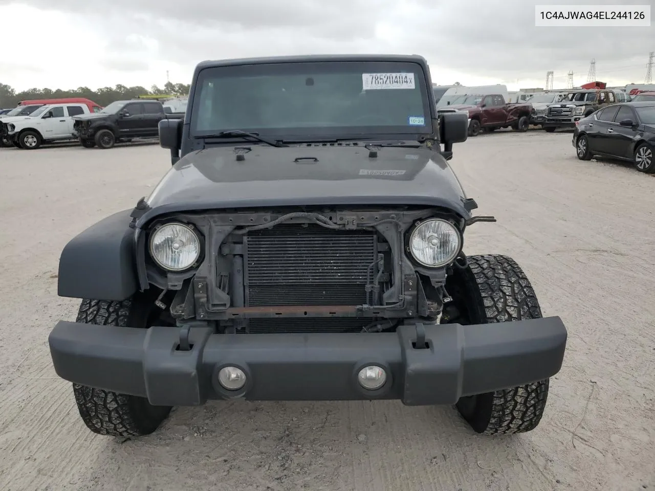 2014 Jeep Wrangler Sport VIN: 1C4AJWAG4EL244126 Lot: 78520404