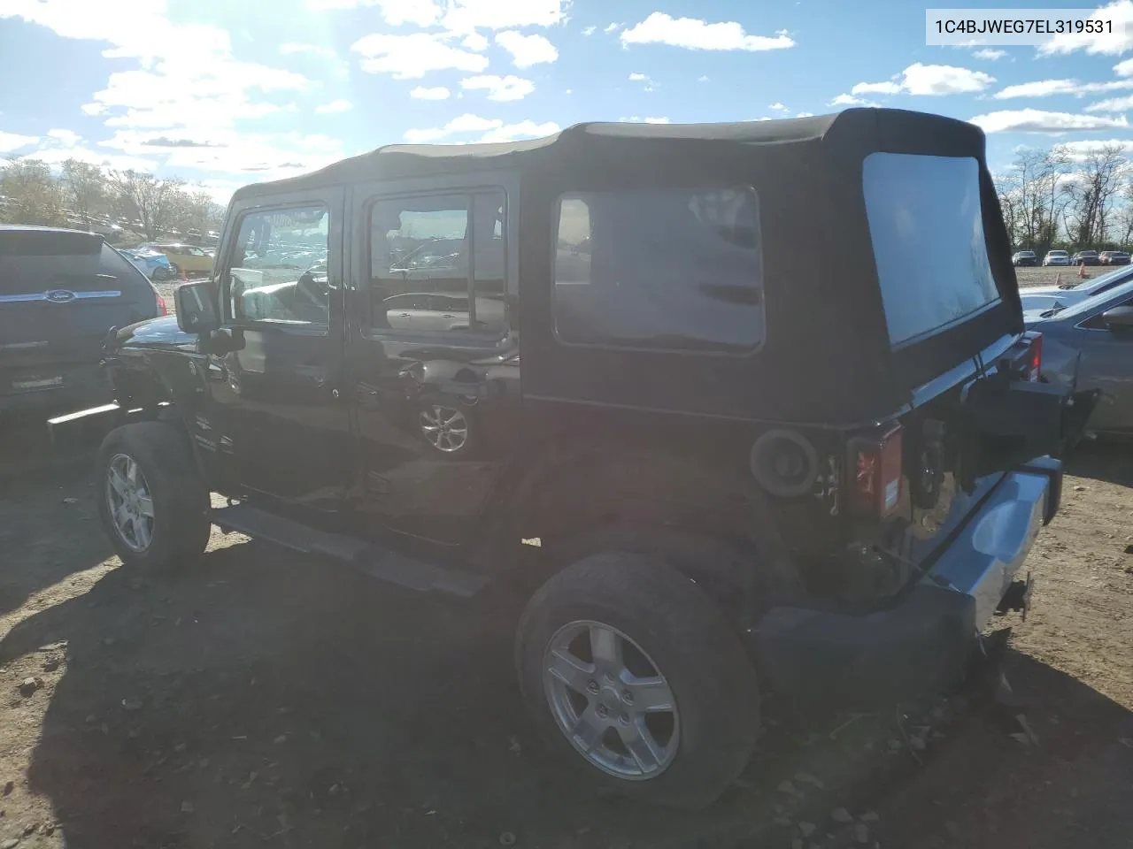 1C4BJWEG7EL319531 2014 Jeep Wrangler Unlimited Sahara