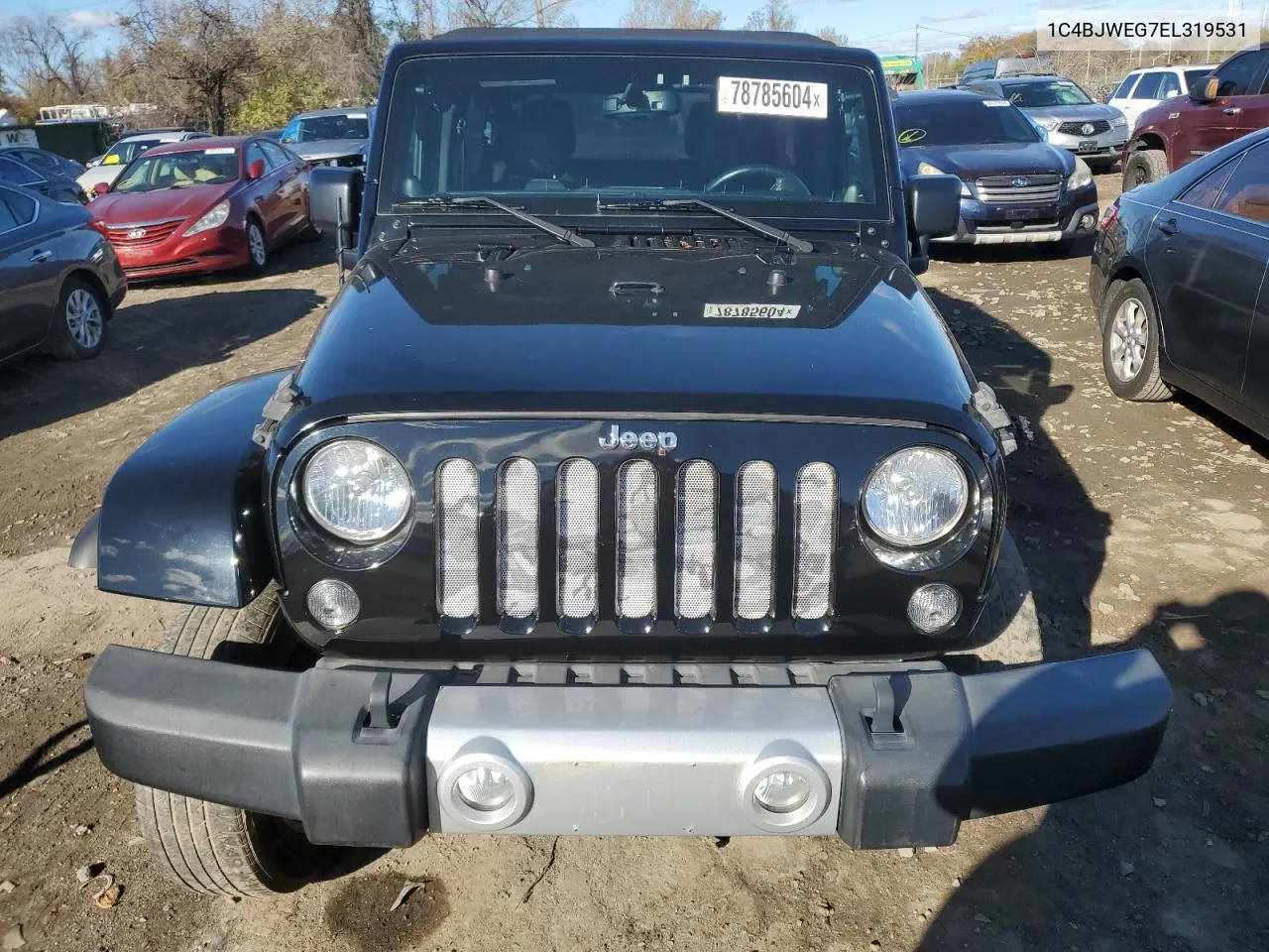 1C4BJWEG7EL319531 2014 Jeep Wrangler Unlimited Sahara