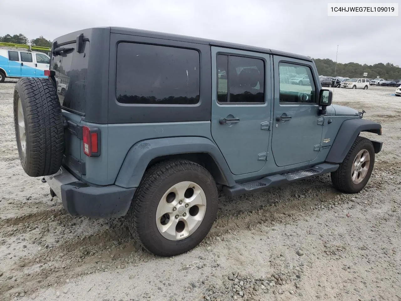 2014 Jeep Wrangler Unlimited Sahara VIN: 1C4HJWEG7EL109019 Lot: 78999484