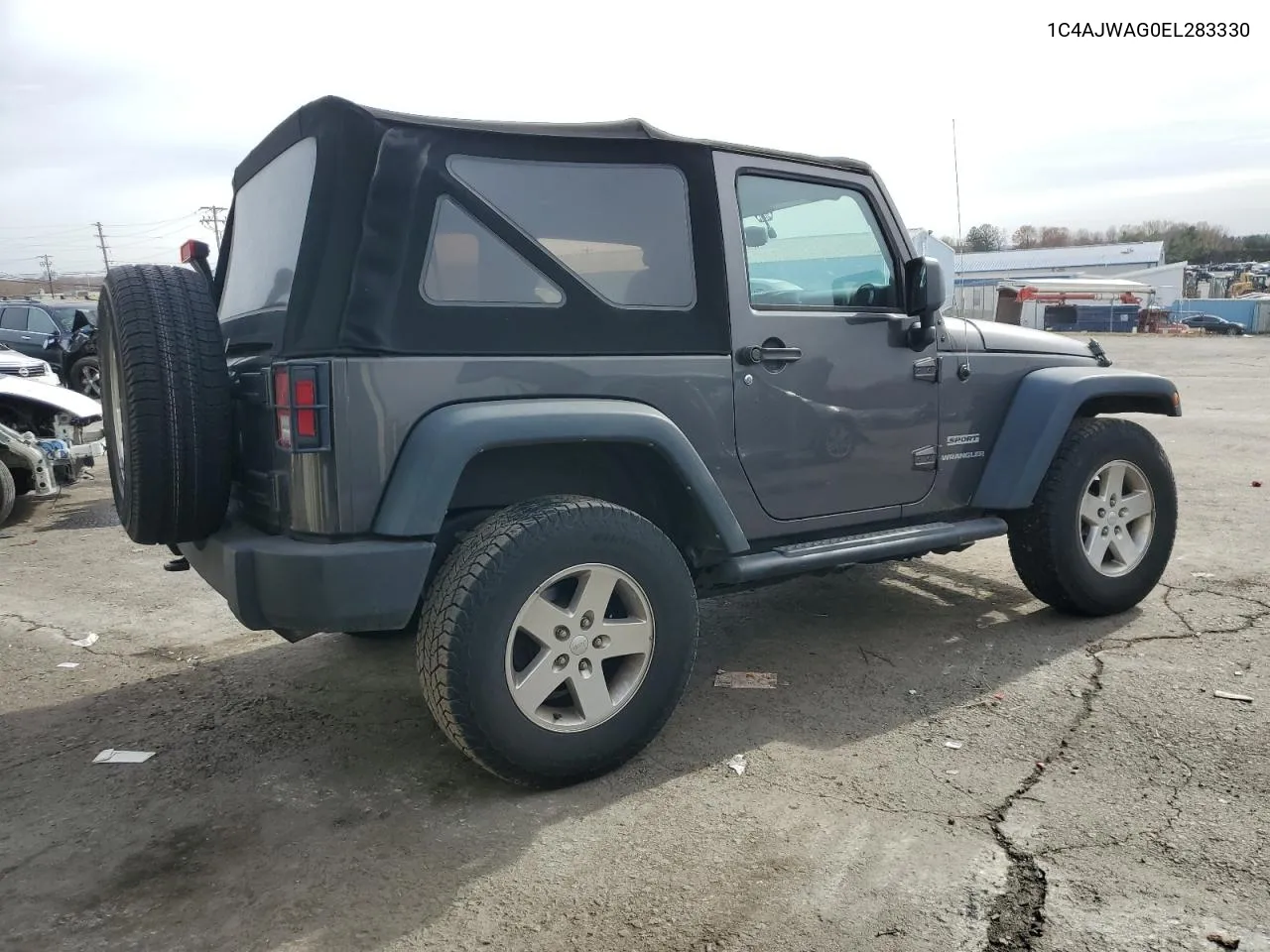 2014 Jeep Wrangler Sport VIN: 1C4AJWAG0EL283330 Lot: 80634344