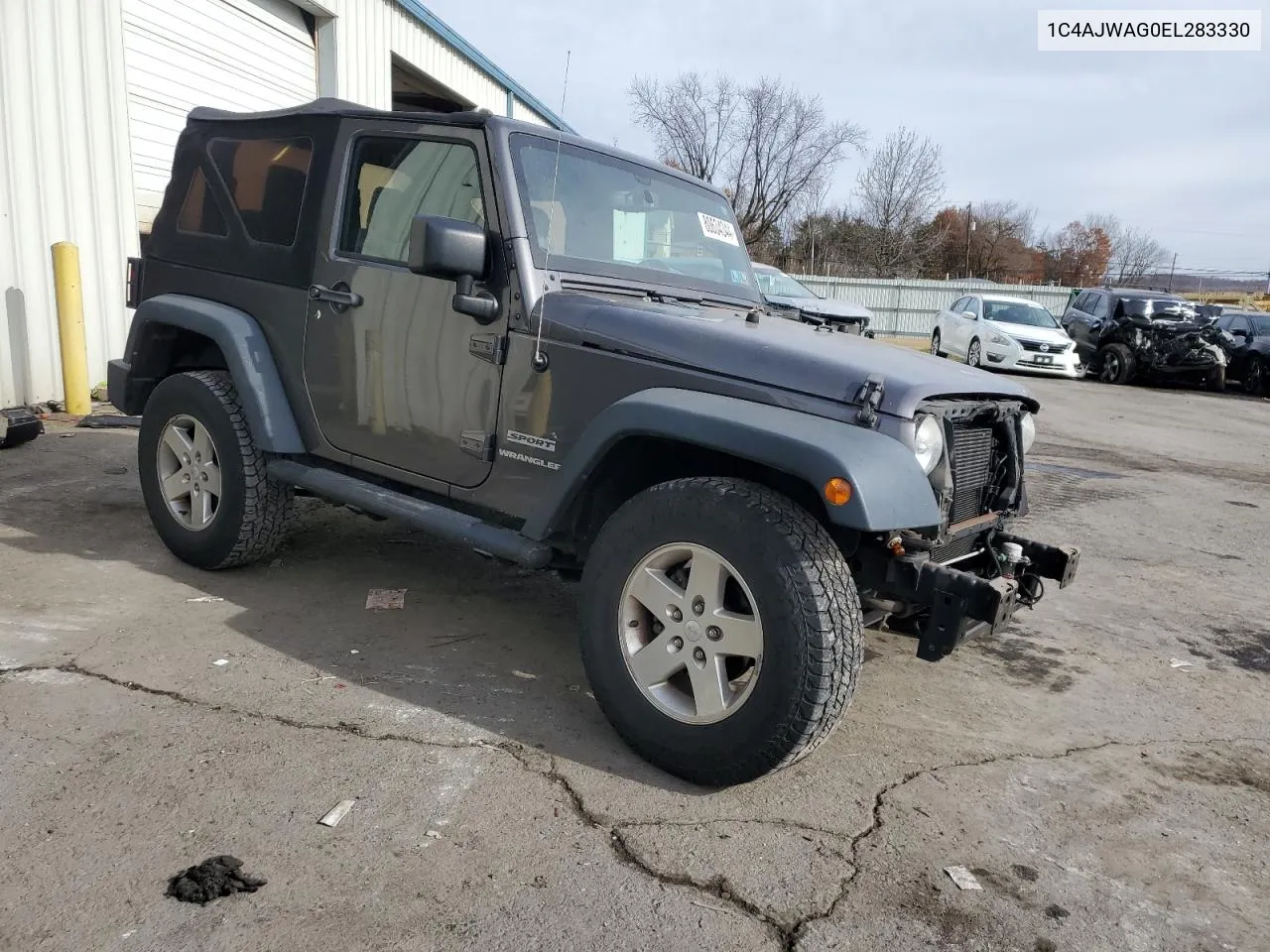 2014 Jeep Wrangler Sport VIN: 1C4AJWAG0EL283330 Lot: 80634344