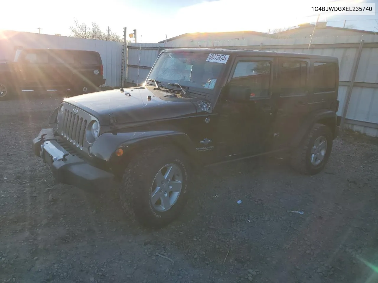 2014 Jeep Wrangler Unlimited Sport VIN: 1C4BJWDGXEL235740 Lot: 80772474