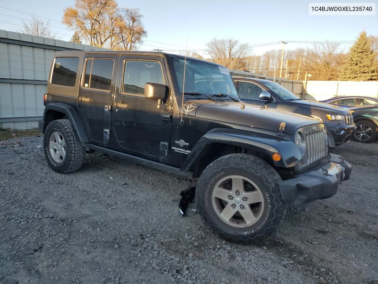 2014 Jeep Wrangler Unlimited Sport VIN: 1C4BJWDGXEL235740 Lot: 80772474