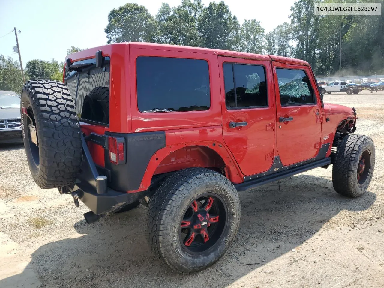 2015 Jeep Wrangler Unlimited Sahara VIN: 1C4BJWEG9FL528397 Lot: 45622734