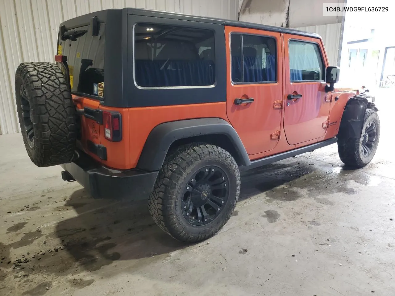 2015 Jeep Wrangler Unlimited Sport VIN: 1C4BJWDG9FL636729 Lot: 55462724