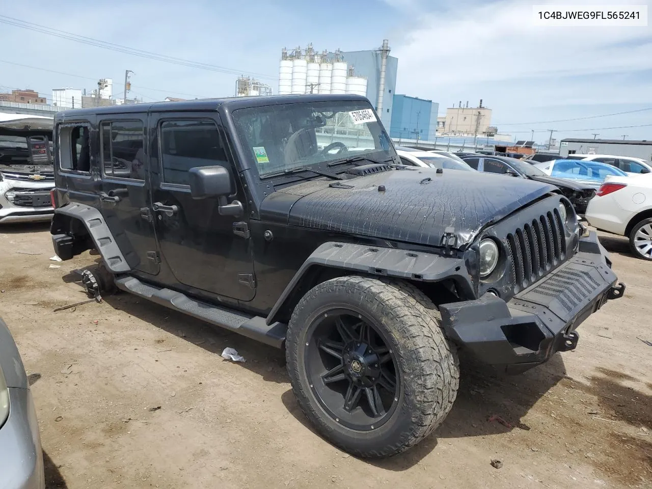 1C4BJWEG9FL565241 2015 Jeep Wrangler Unlimited Sahara