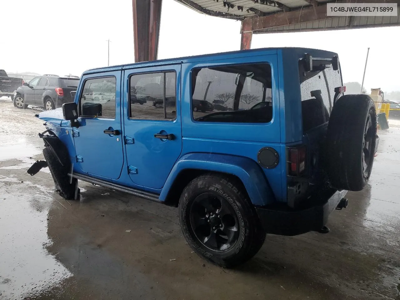 2015 Jeep Wrangler Unlimited Sahara VIN: 1C4BJWEG4FL715899 Lot: 58807944