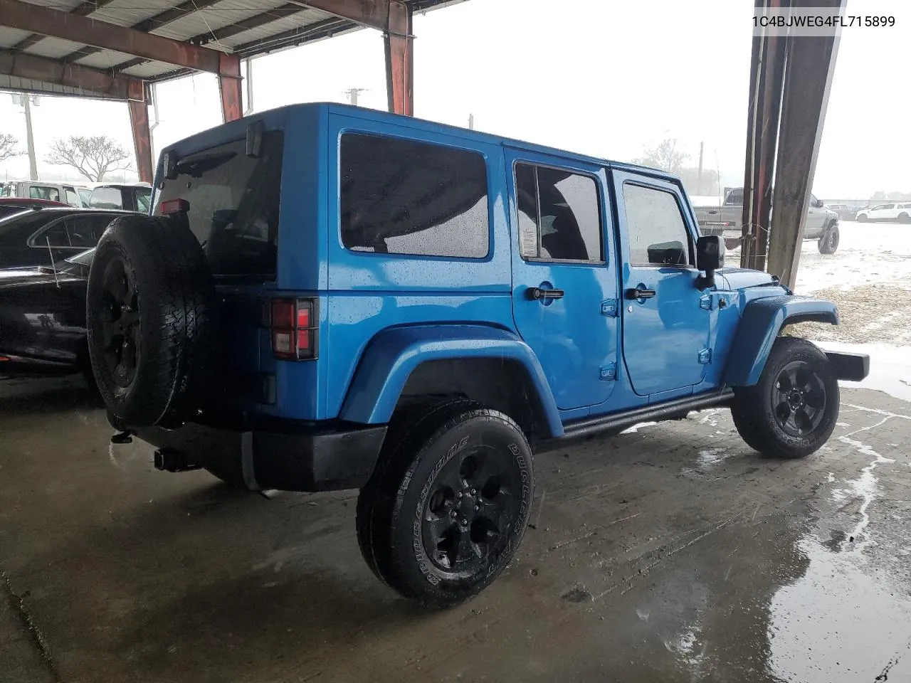 2015 Jeep Wrangler Unlimited Sahara VIN: 1C4BJWEG4FL715899 Lot: 58807944