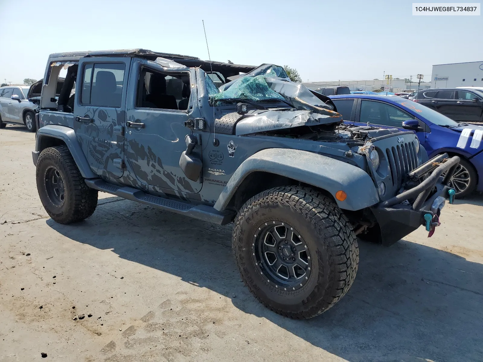 1C4HJWEG8FL734837 2015 Jeep Wrangler Unlimited Sahara