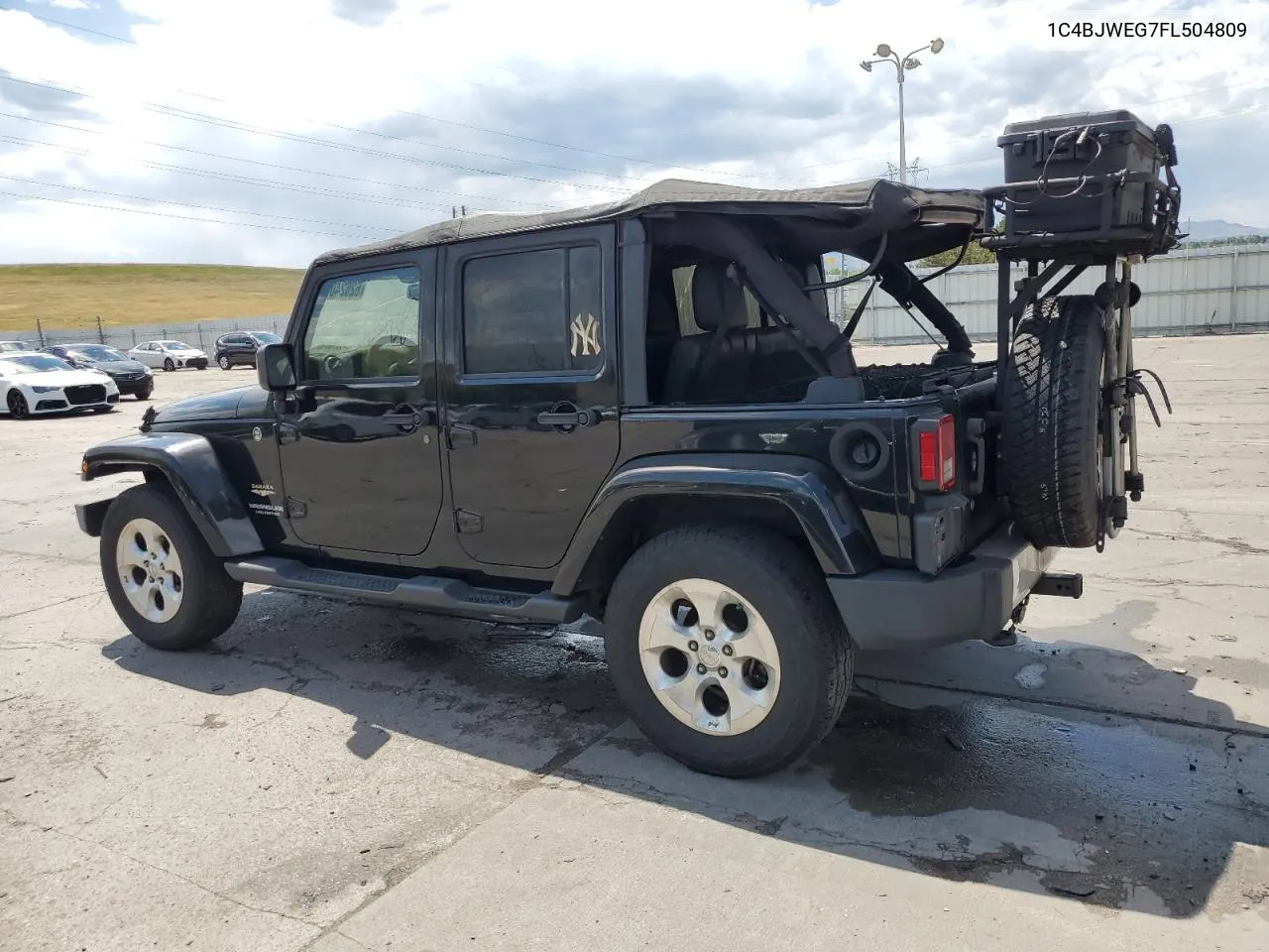 1C4BJWEG7FL504809 2015 Jeep Wrangler Unlimited Sahara