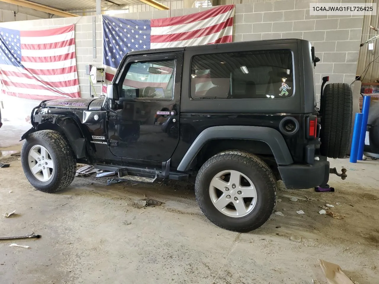 1C4AJWAG1FL726425 2015 Jeep Wrangler Sport