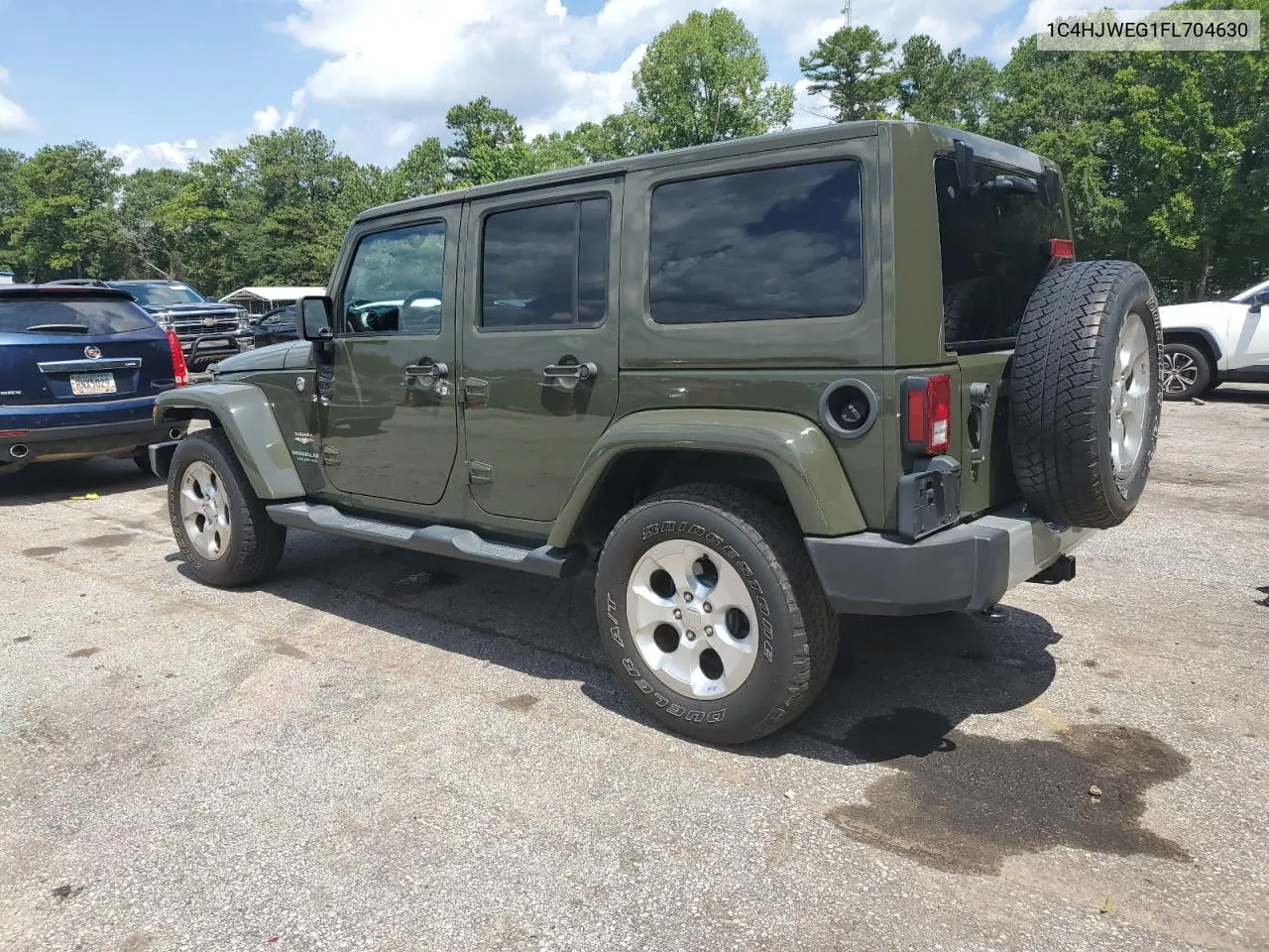 2015 Jeep Wrangler Unlimited Sahara VIN: 1C4HJWEG1FL704630 Lot: 63394454