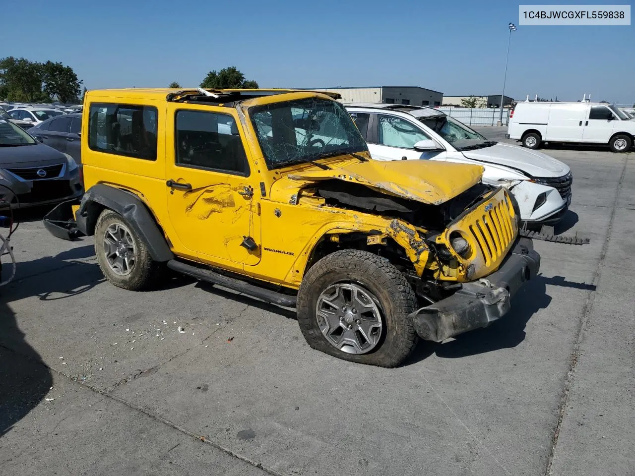 1C4BJWCGXFL559838 2015 Jeep Wrangler Rubicon