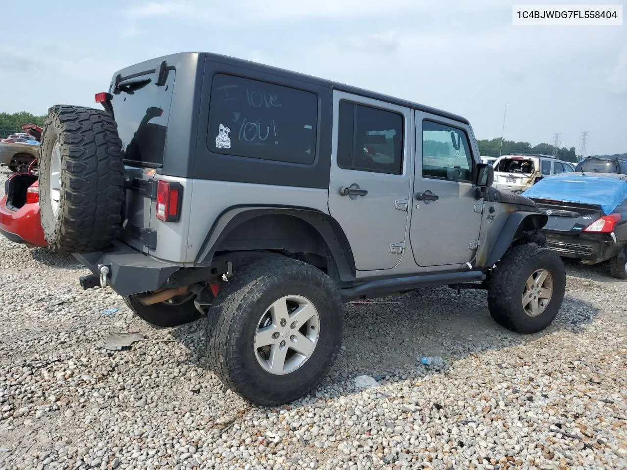 1C4BJWDG7FL558404 2015 Jeep Wrangler Unlimited Sport