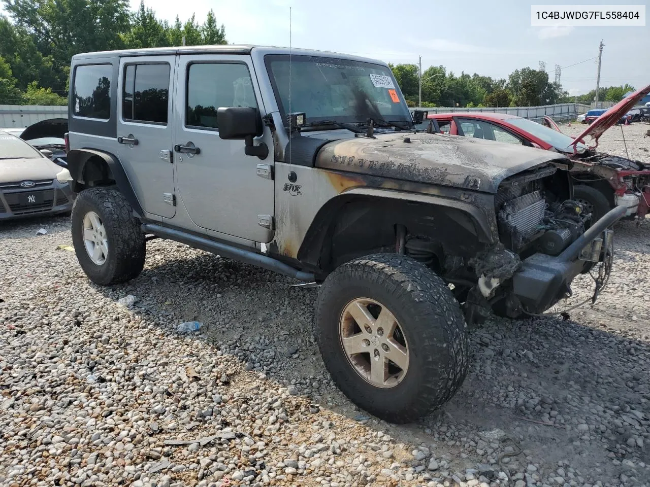 2015 Jeep Wrangler Unlimited Sport VIN: 1C4BJWDG7FL558404 Lot: 64059164