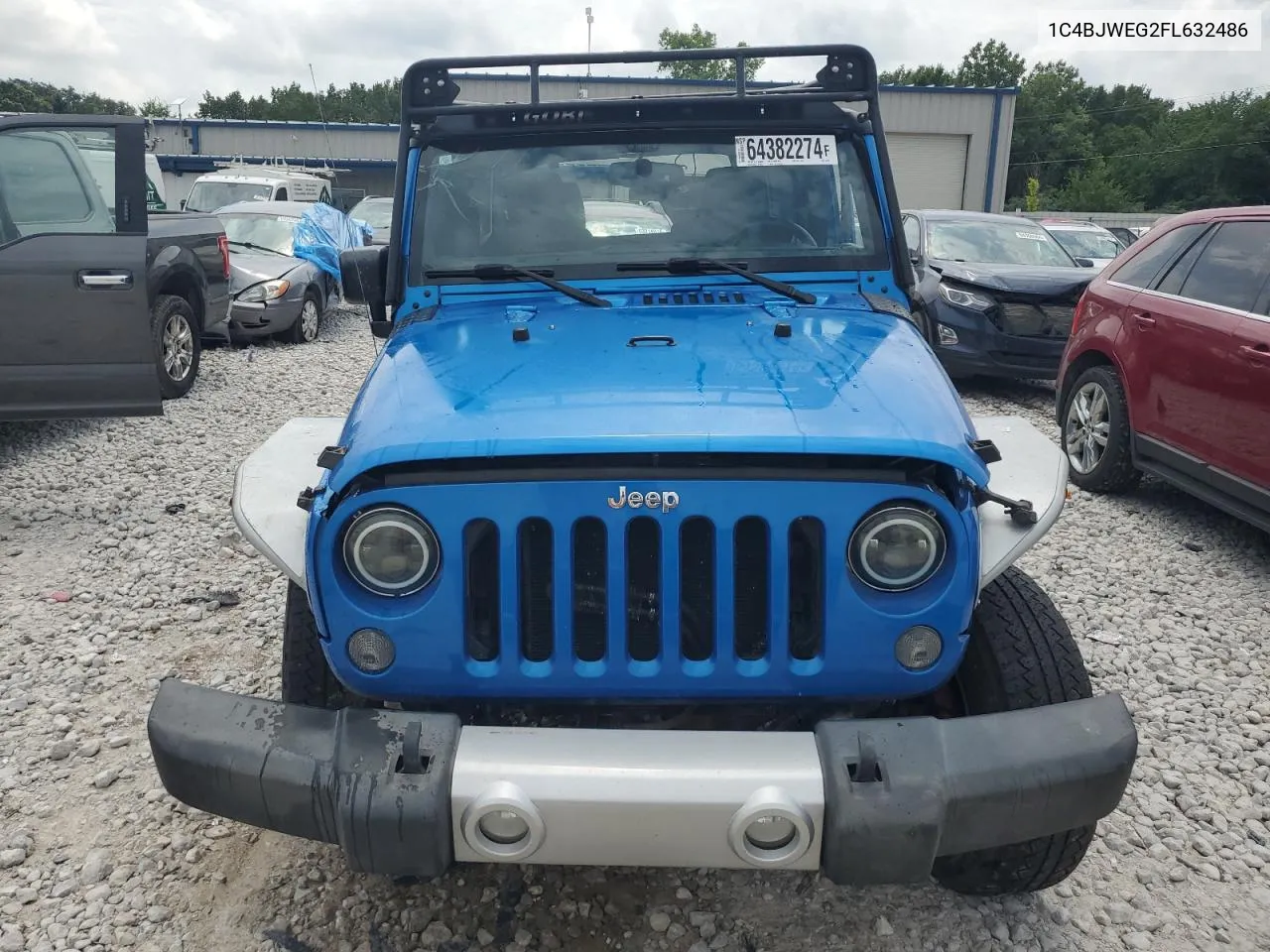 2015 Jeep Wrangler Unlimited Sahara VIN: 1C4BJWEG2FL632486 Lot: 64382274