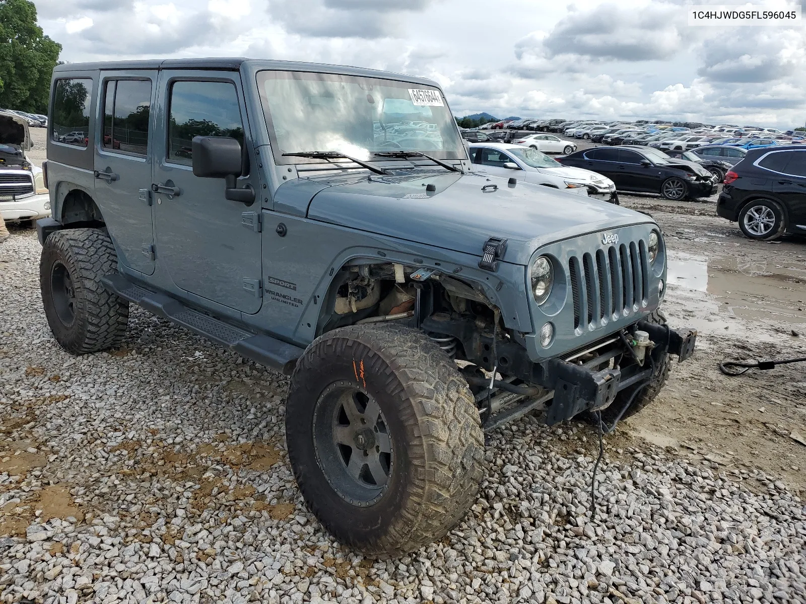 1C4HJWDG5FL596045 2015 Jeep Wrangler Unlimited Sport