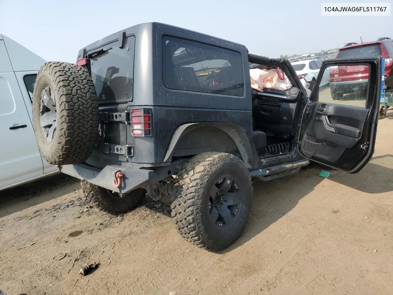 2015 Jeep Wrangler Sport VIN: 1C4AJWAG6FL511767 Lot: 64653354