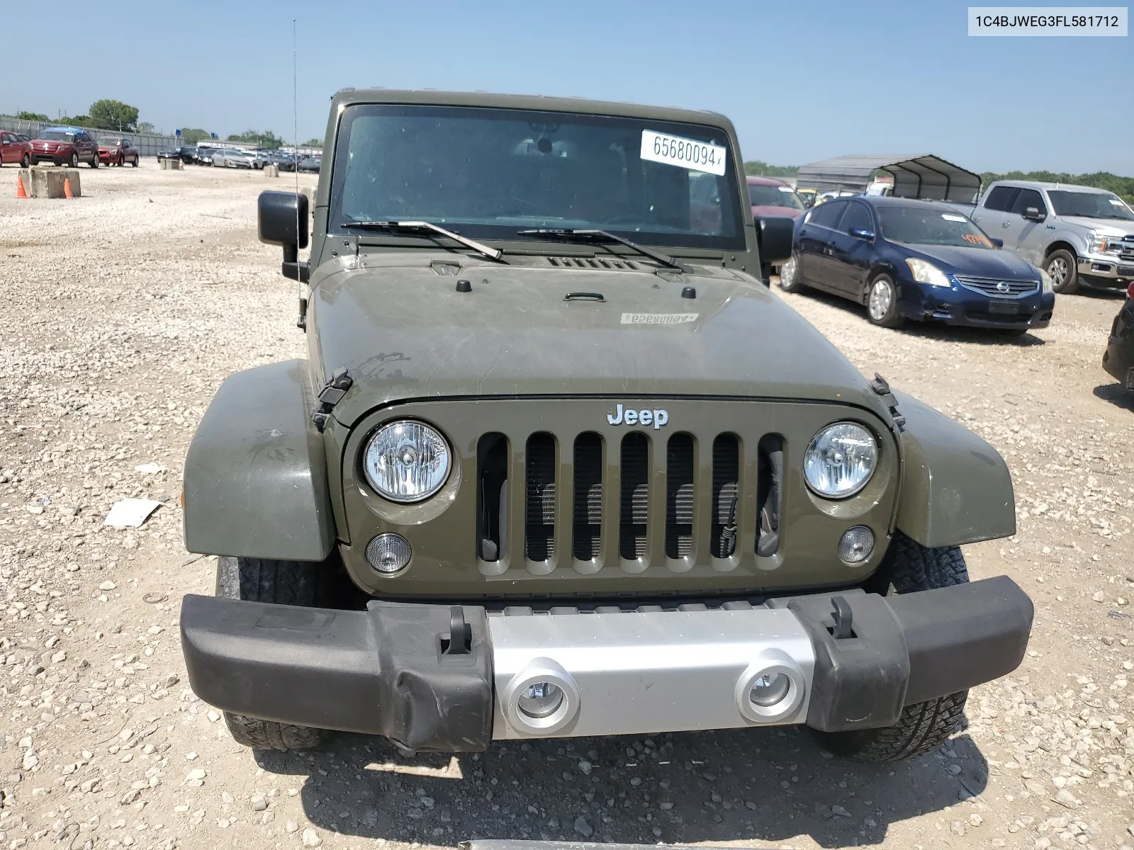 1C4BJWEG3FL581712 2015 Jeep Wrangler Unlimited Sahara