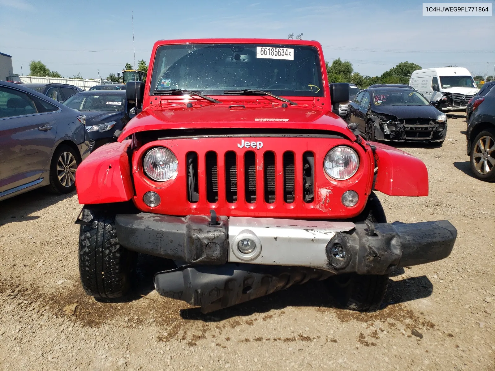 2015 Jeep Wrangler Unlimited Sahara VIN: 1C4HJWEG9FL771864 Lot: 66185634