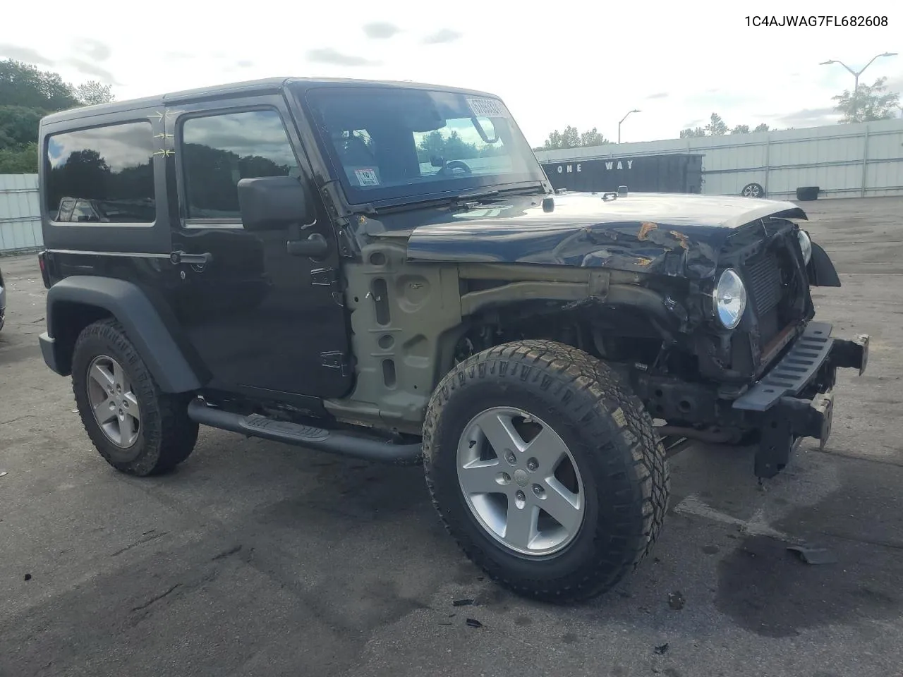 2015 Jeep Wrangler Sport VIN: 1C4AJWAG7FL682608 Lot: 67693324