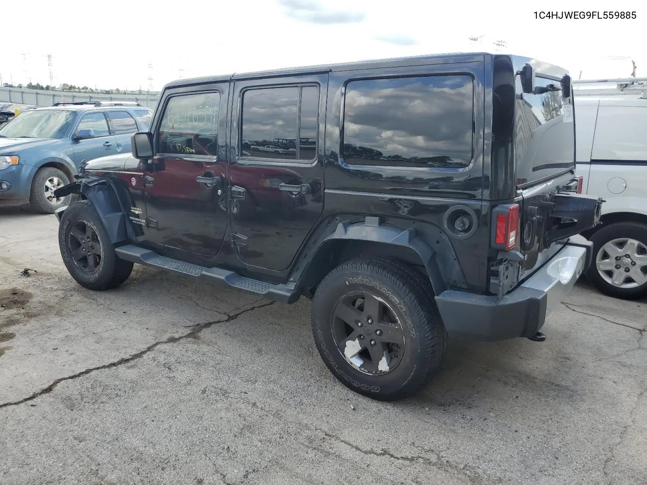 2015 Jeep Wrangler Unlimited Sahara VIN: 1C4HJWEG9FL559885 Lot: 67726554