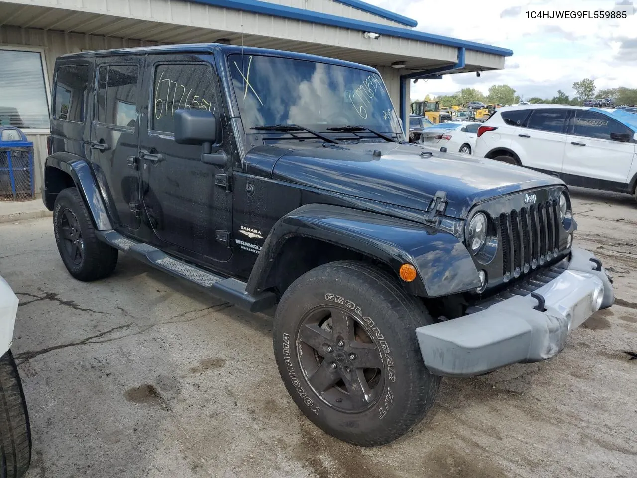 2015 Jeep Wrangler Unlimited Sahara VIN: 1C4HJWEG9FL559885 Lot: 67726554