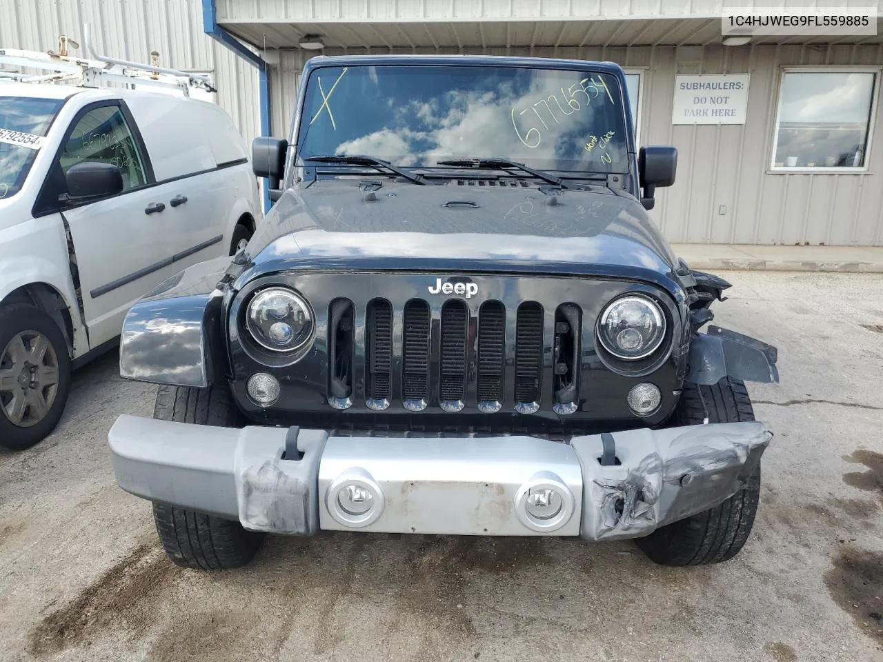 2015 Jeep Wrangler Unlimited Sahara VIN: 1C4HJWEG9FL559885 Lot: 67726554