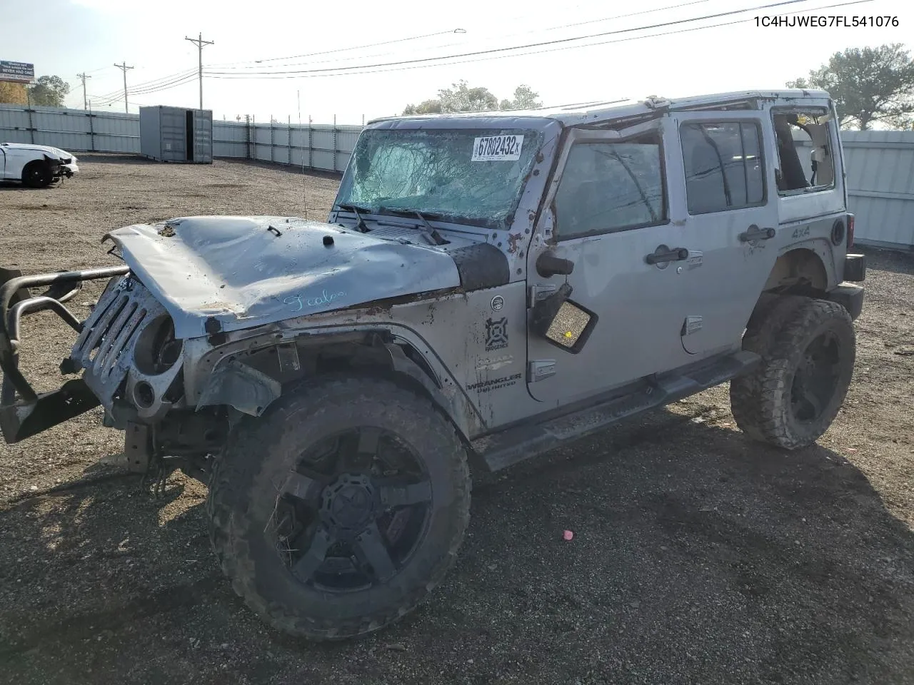 2015 Jeep Wrangler Unlimited Sahara VIN: 1C4HJWEG7FL541076 Lot: 67802432