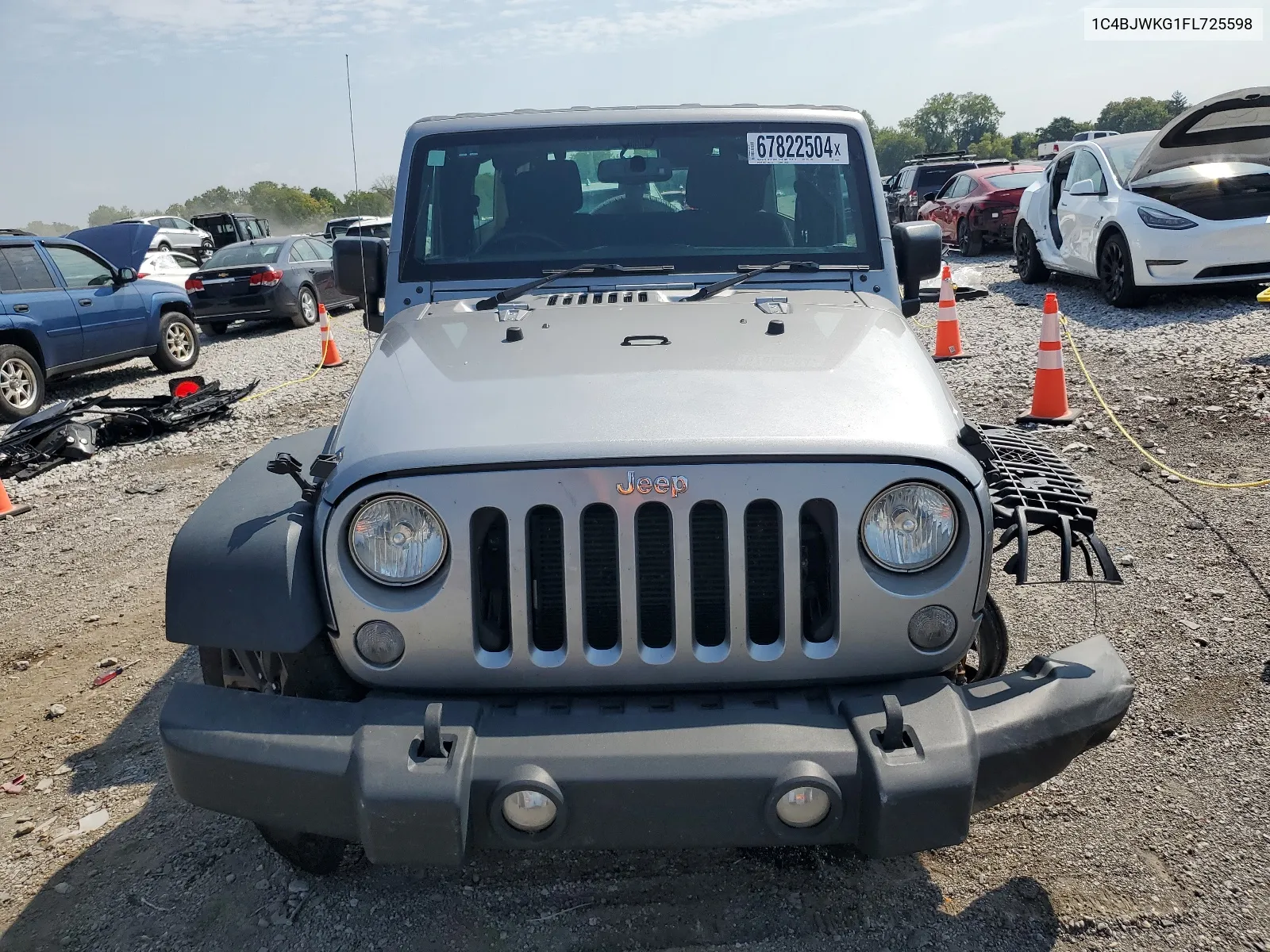 2015 Jeep Wrangler Unlimited Sport VIN: 1C4BJWKG1FL725598 Lot: 67822504