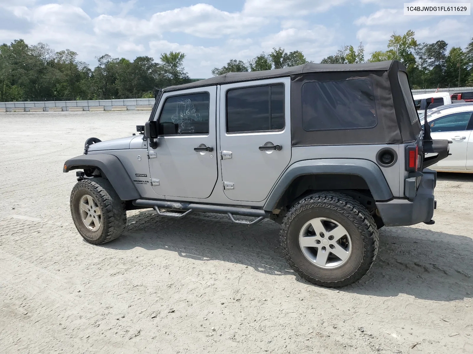 2015 Jeep Wrangler Unlimited Sport VIN: 1C4BJWDG1FL611629 Lot: 68318684