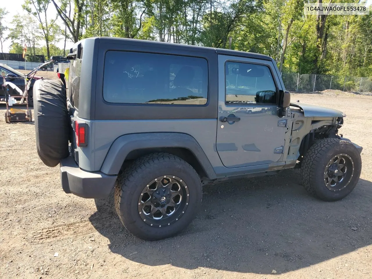 2015 Jeep Wrangler Sport VIN: 1C4AJWAG0FL553478 Lot: 68604804