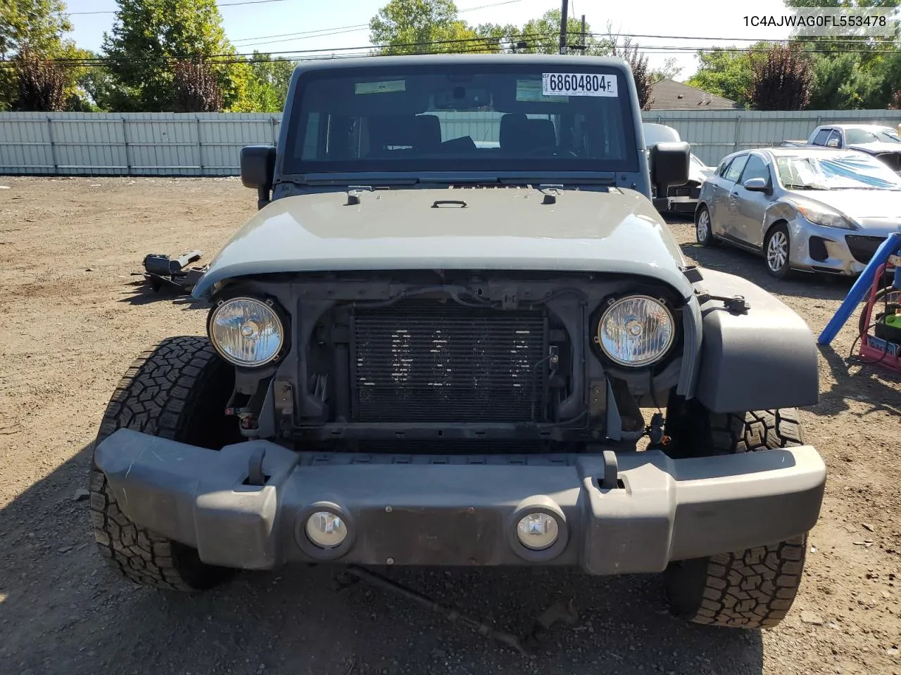 2015 Jeep Wrangler Sport VIN: 1C4AJWAG0FL553478 Lot: 68604804