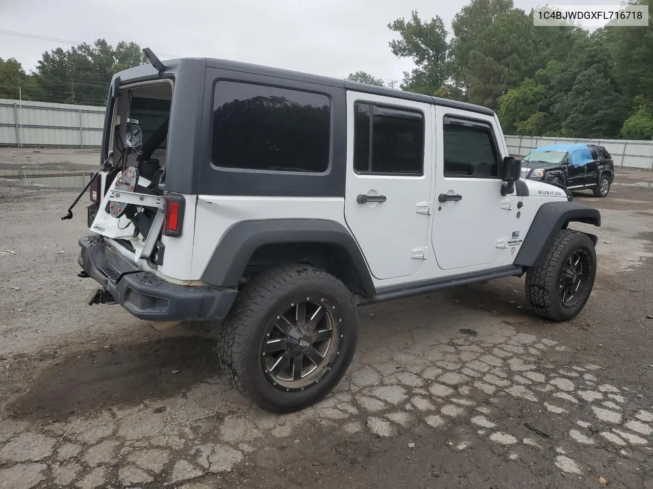 1C4BJWDGXFL716718 2015 Jeep Wrangler Unlimited Sport