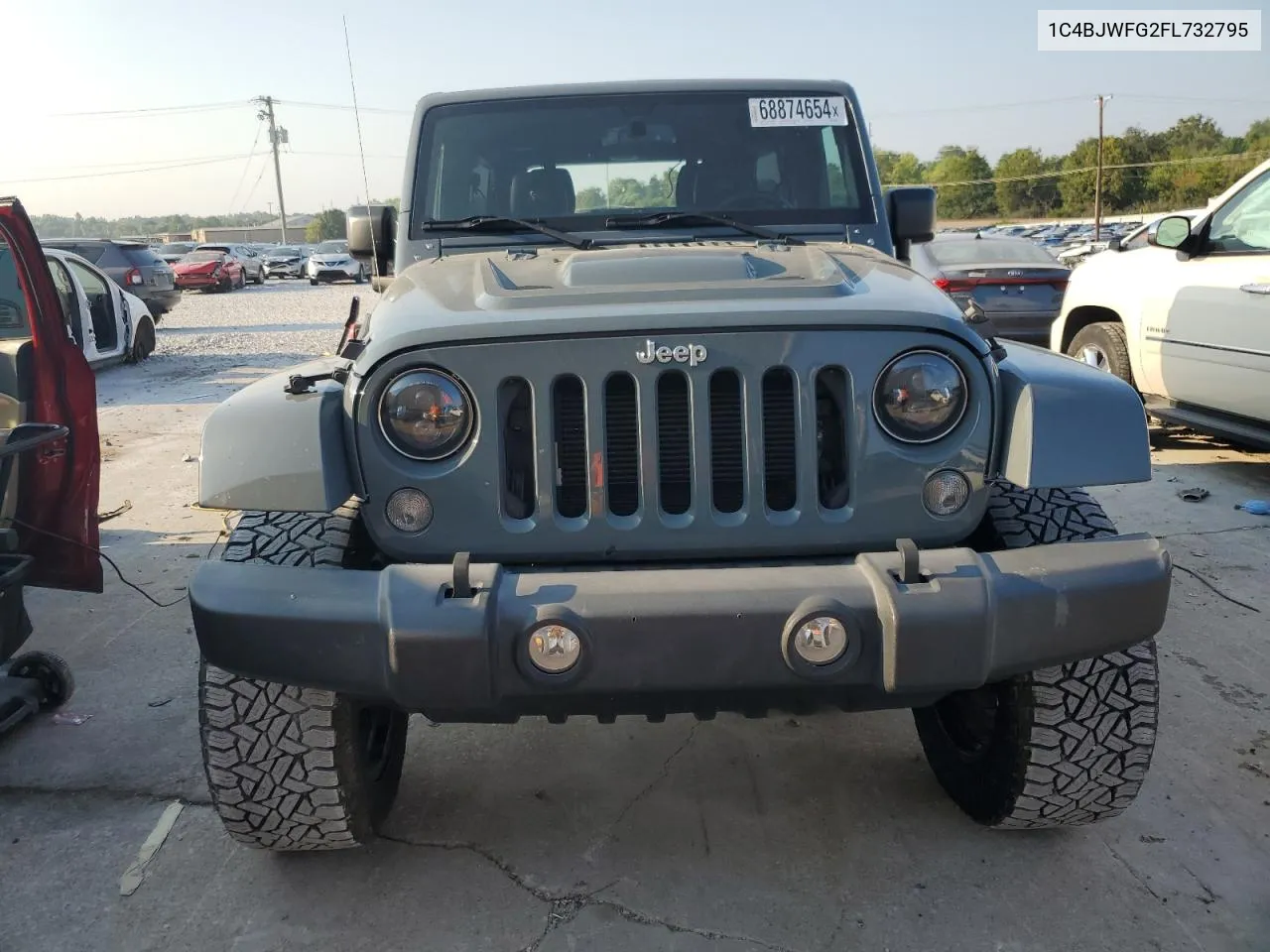 2015 Jeep Wrangler Unlimited Rubicon VIN: 1C4BJWFG2FL732795 Lot: 68874654