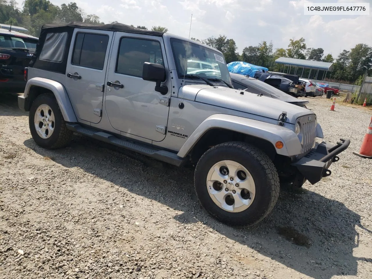 2015 Jeep Wrangler Unlimited Sahara VIN: 1C4BJWEG9FL647776 Lot: 69059224