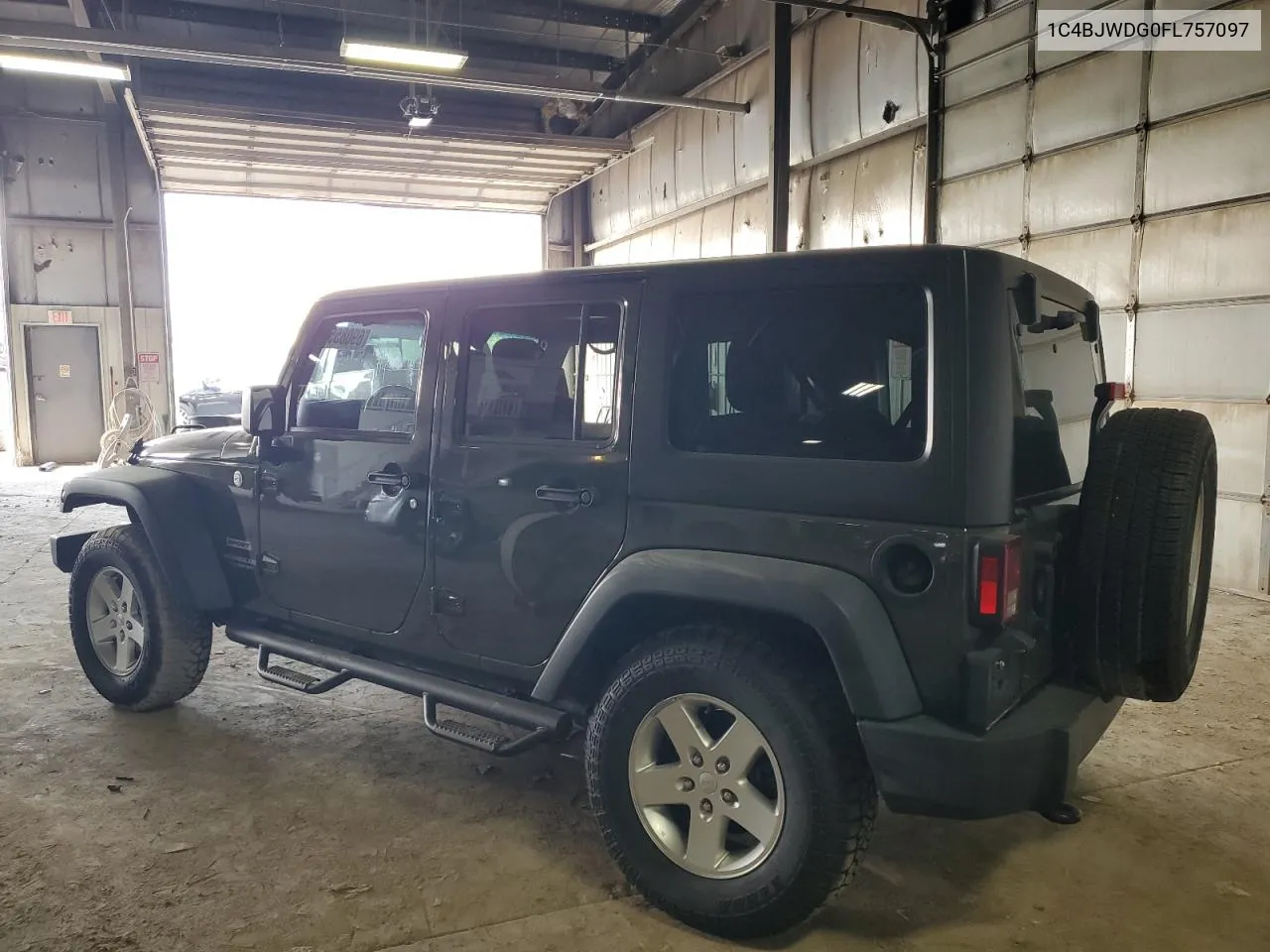 2015 Jeep Wrangler Unlimited Sport VIN: 1C4BJWDG0FL757097 Lot: 69085584