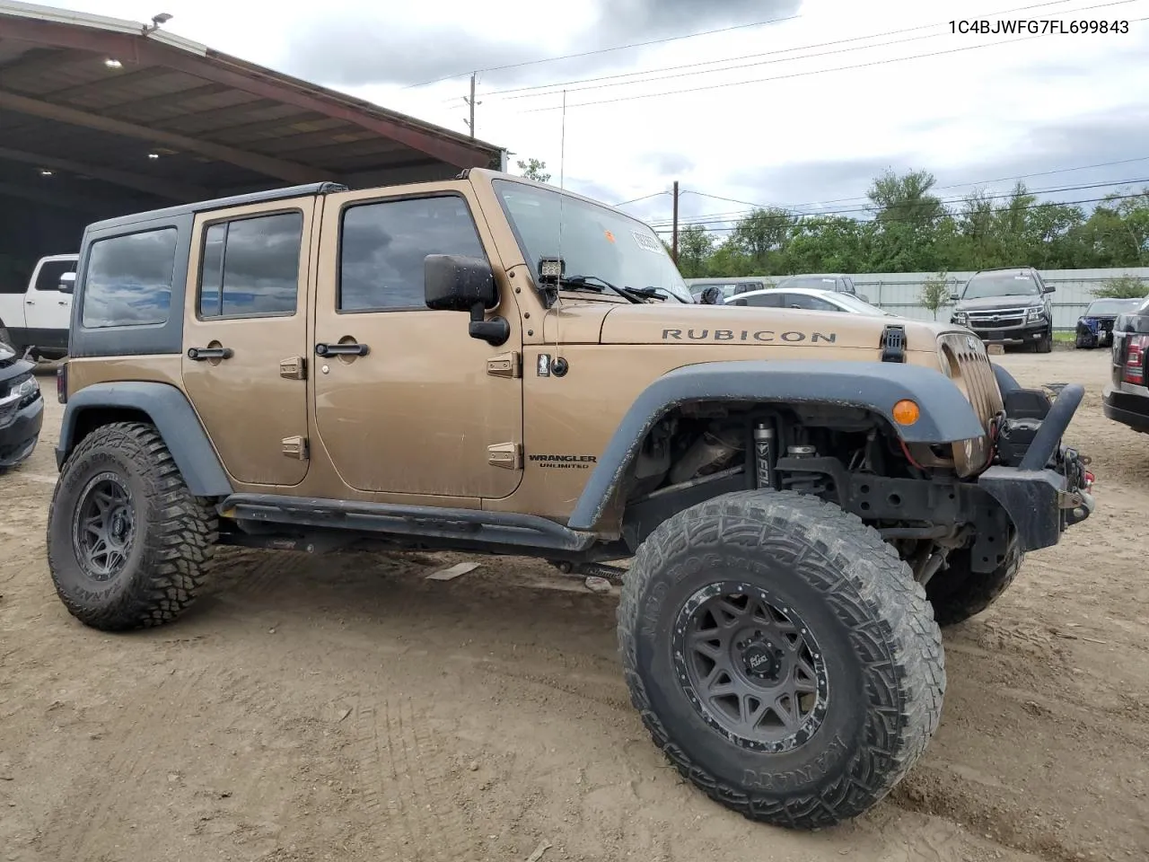 2015 Jeep Wrangler Unlimited Rubicon VIN: 1C4BJWFG7FL699843 Lot: 69236574