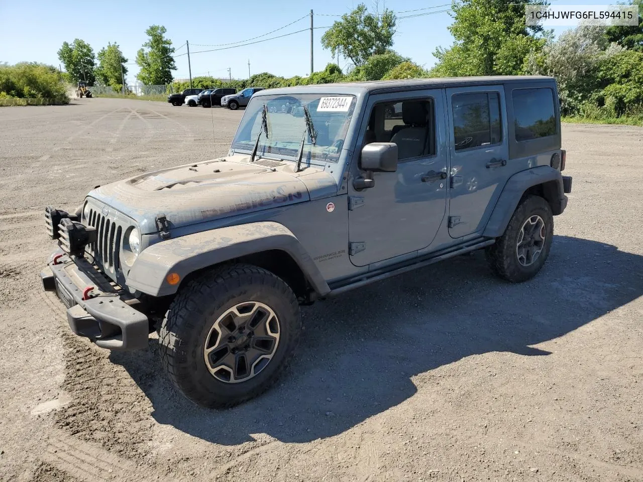 2015 Jeep Wrangler Unlimited Rubicon VIN: 1C4HJWFG6FL594415 Lot: 69372344