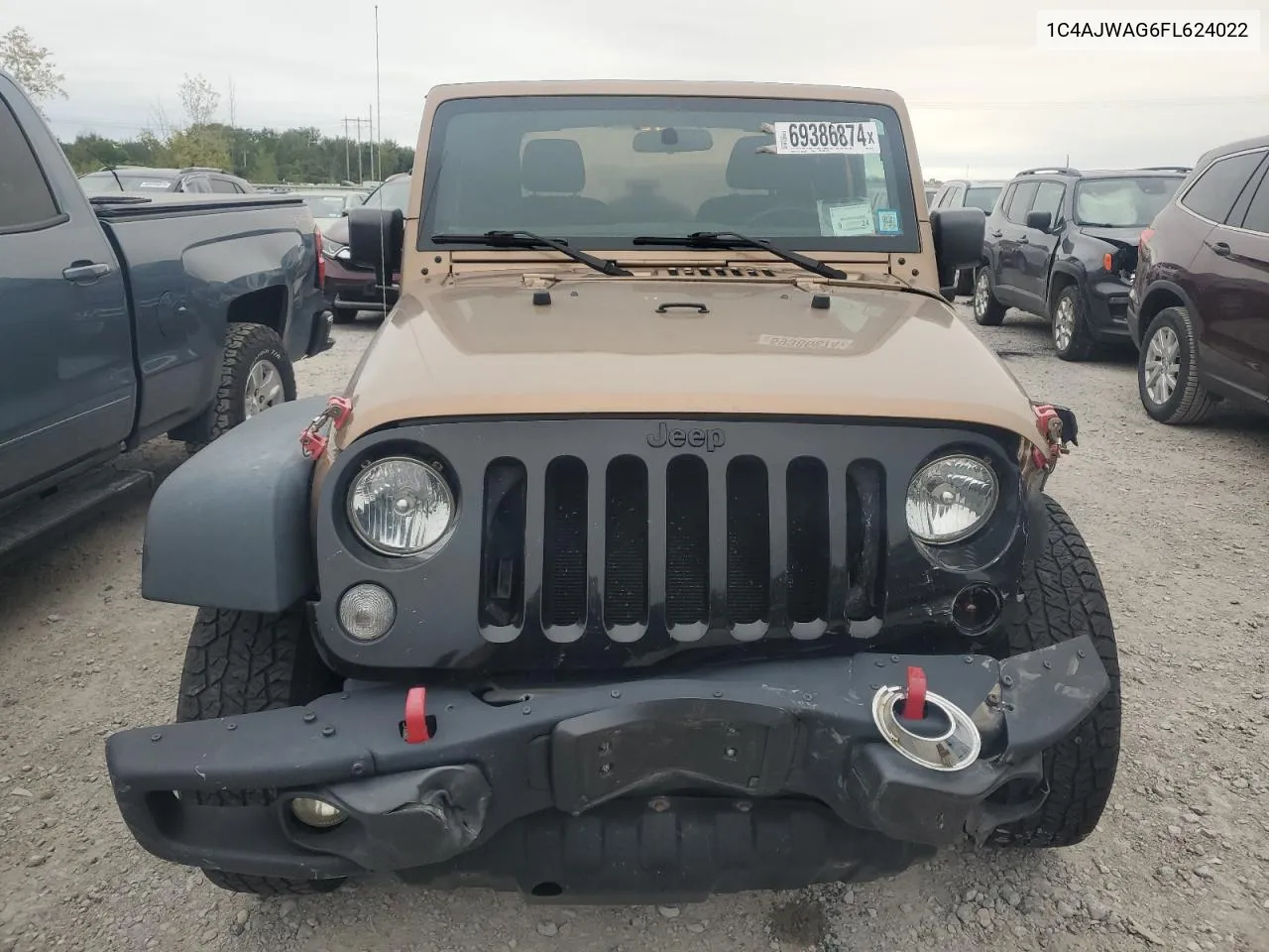 1C4AJWAG6FL624022 2015 Jeep Wrangler Sport