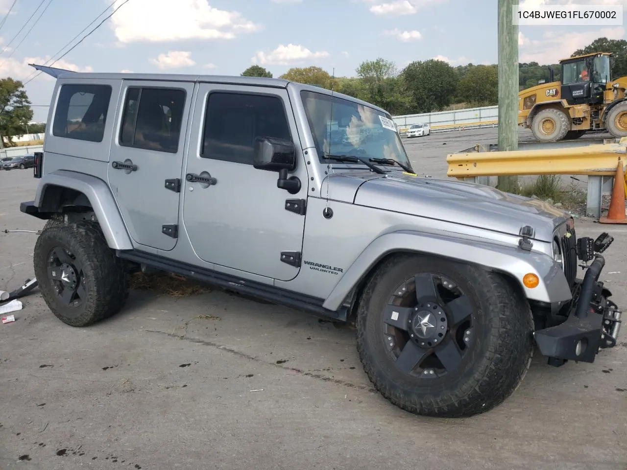 2015 Jeep Wrangler Unlimited Sahara VIN: 1C4BJWEG1FL670002 Lot: 69396104